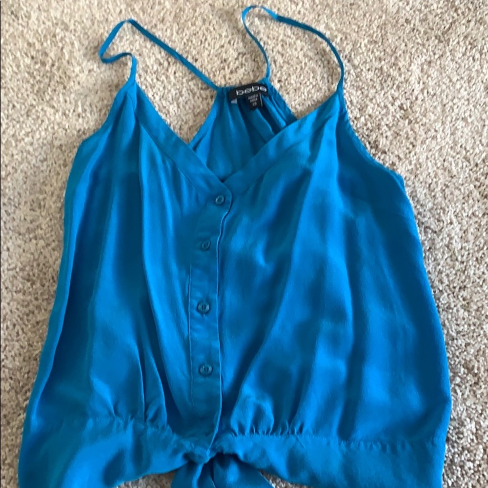 Blue BEBE tank top